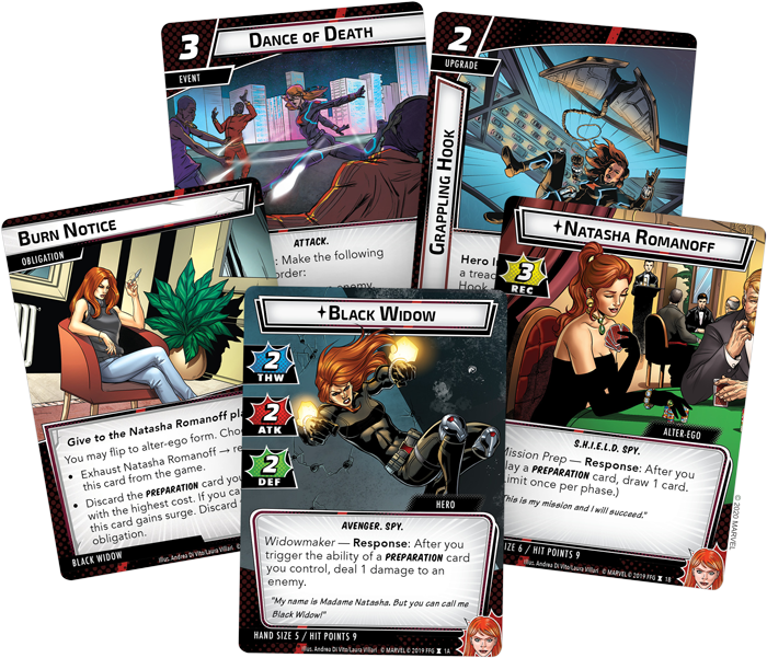 Marvel Champions : The Card Game - Black Widow Hero Pack